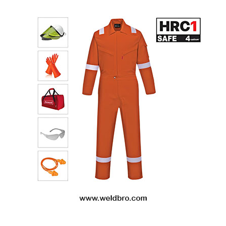 Sherwood HRC 1 SAFE 4 cal - Arc Flash Kit Coverall - Image 7