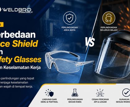 Face Shield dan Safety Glasses